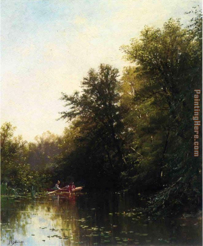 Alfred Thompson Bricher On the Mill Stream
